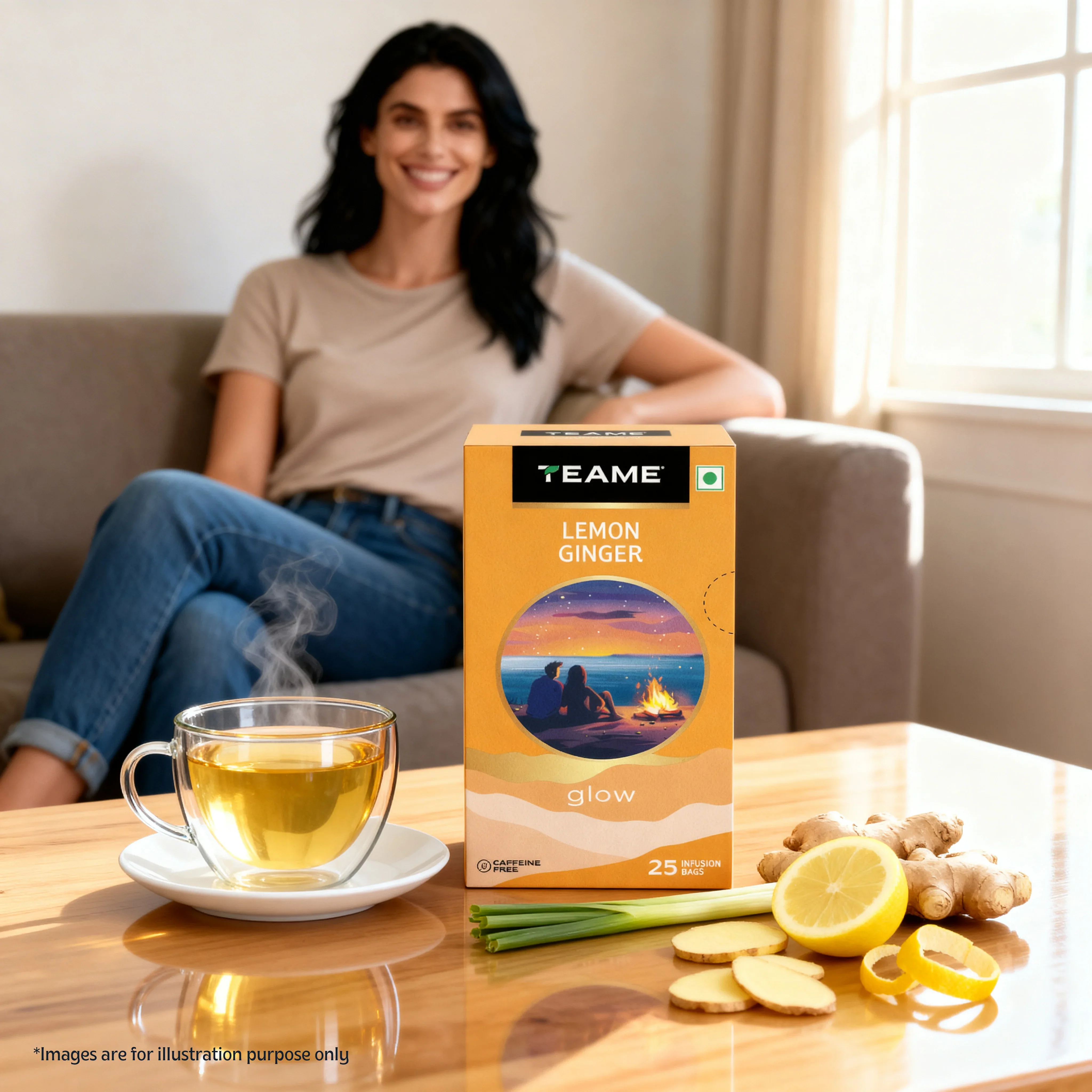 Lemon Ginger Herbal Tea - Image 3
