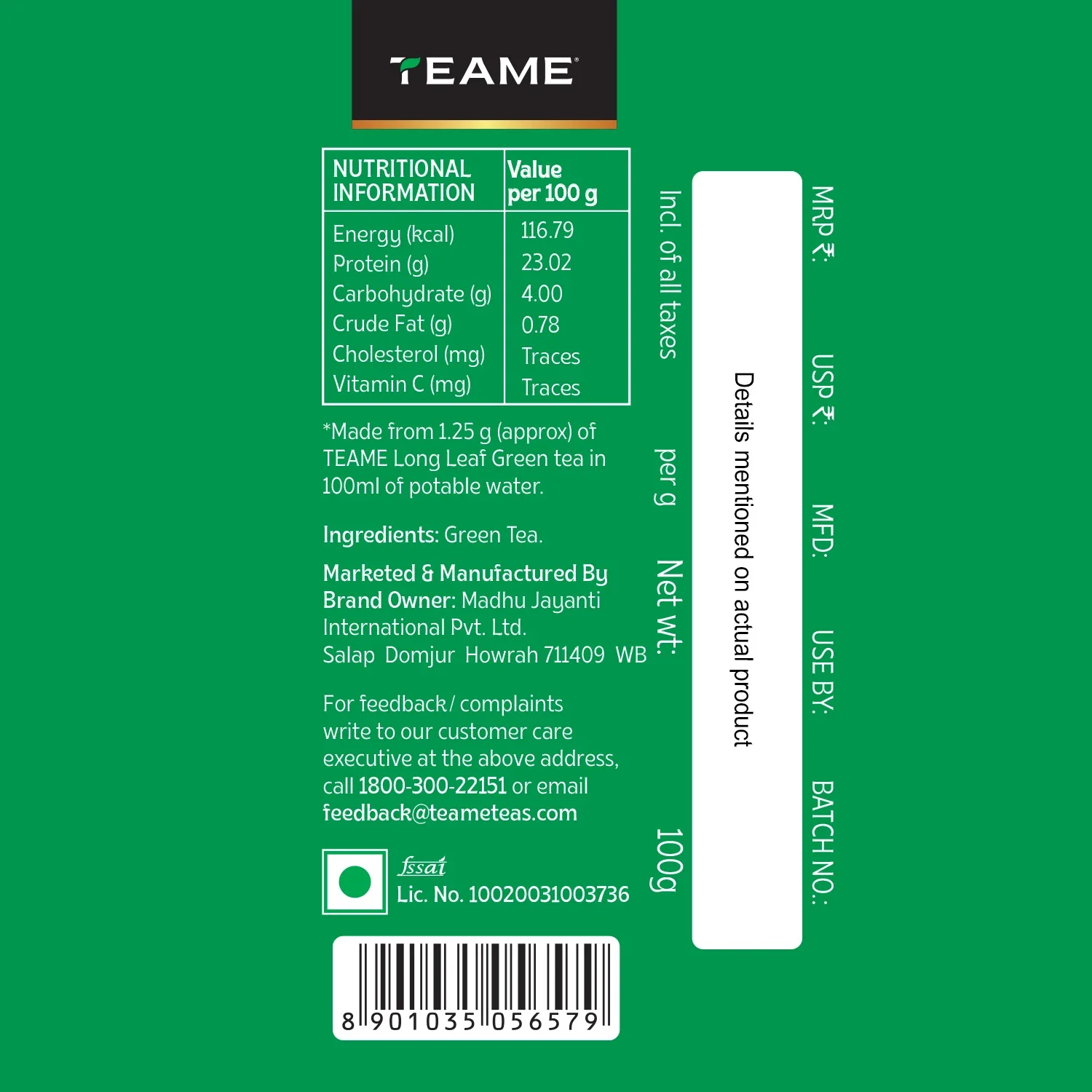 Long Leaf Green Tea - Image 20